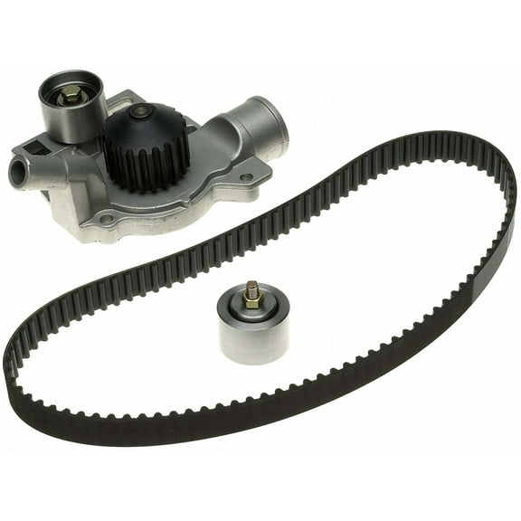 Engine Timing Belt Kit with Water Pump Fits select: 1991-1996 FORD ESCORT, 1991-1996 MERCURY TRACER