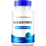 Earlick Capsules, Official Ear Health Formula, All-Natural Supplement to Promote Inner Ear Health, Premium Tinnitus Support, Ear Lick Reviews (60 Capsules)