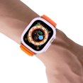 thumbnail image 3 of Compatible avec Apple Watch Ultra 49 mm Boîtier Tout-Rond Antichoc TPU Silicone Couvercle de Protection Pare-Chocs Anti-Rayures Boîtier de Protection pour Apple Watch Ultra 49 mm (Violet), 3 of 5