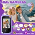 thumbnail image 3 of Teléfono inteligente de juguete para niños SnowCinda con pantalla de 2.8 pulgadas, 20 juegos, 3 of 7