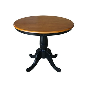 International Concepts 36" Round Dining Table in Black
