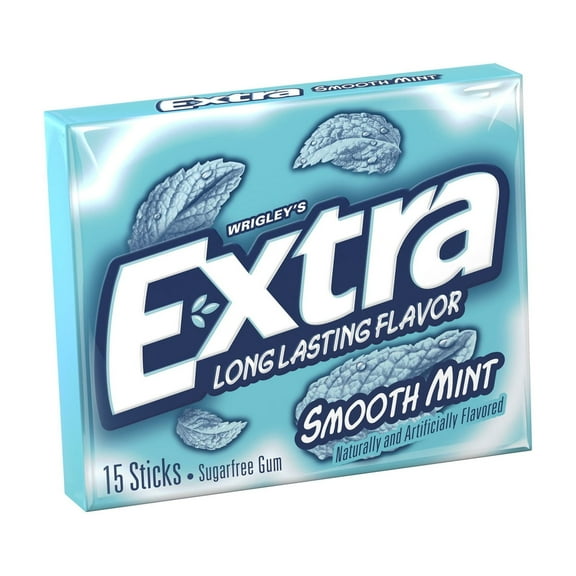 Wrigley's Extra Smooth Mint Sugarfree Gum (Pack of 5)