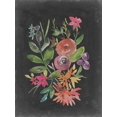 thumbnail image 2 of Zarris, Chariklia 25x32 Black Ornate Wood Framed with Double Matting Museum Art Print Titled - Velvet Floral II, 2 of 4