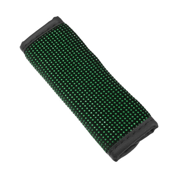 Unique Bargains Universal Car Handbrake Cover Protector Bling Rhinestone Handbrake Decoration Cover Accessories Green