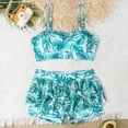 thumbnail image 2 of Gerichy Toddler Girl Swimsuit,Girls Bathing Suit Toddler Girls Long Sleeve Frower Printing Beach Bathing Baby Suit Girls Swimwear Swimsuit, 2 of 9