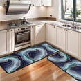 thumbnail image 3 of Kitchen Rugs Sets Of 2,Blue Green Gold Marble Pattern Anti Fatigue Kitchen Mat Rugs Non Slip Washable,Decorative Kitchen Floor Mats for Kitchen,Sink,Laundry,17"x47"+17"x47", 3 of 5