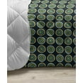 thumbnail image 3 of Ethnic Down Alternative Comforter, Folkloric Russian Eastern European Floral Pattern Traditional Effects, Microfiber Quilt for All Season, 5 Sizes, Burnt Orange Fern Green, by Ambesonne, 3 of 3