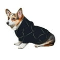 thumbnail image 6 of Bingfone Black Fish Scales Dog Clothes Hoodie, Pet Winter Coat,Puppy Sweatshirts For Small Dogs Boy Girl,Suitable For All Breeds-Small, 6 of 8