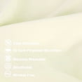 thumbnail image 3 of PiccoCasa 2 Pcs Body Pillowcases Microfiber Envelope Long Pillowcover, Standard Cream, 3 of 8