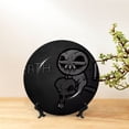 thumbnail image 3 of Lsque The Binding of Isaac Pattern Ceramic Decorative Plate Decorative Plates with Display Stand Personalized Porcelain Plate Ceramic Ornaments for Wall Hanging Decoration-7in, 3 of 6