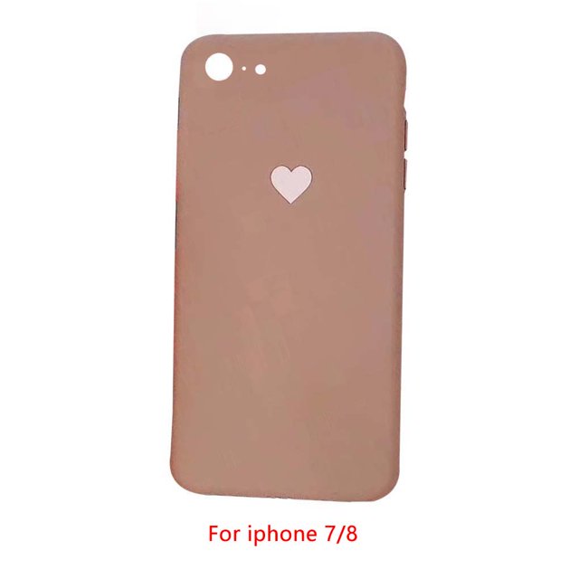 Replacement For iPhone 6/6S/7/8/XR/X/XS/XS Max Phone Case Heart Mobilephone Holder Protector