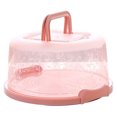 thumbnail image 1 of Portable Cupcake Carrier Food Preservation Boxwith Handle Transparent Cake Box, 1 of 6