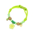 thumbnail image 2 of Adjustable Woven Rope Beaded Pet Collar Breakaway Quick Release Buckle Cute Flower Charm Decor Neck Collar for Cats Dogs Multiple sizes, 2 of 7
