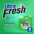 thumbnail image 2 of Ultra Fresh 2 Pack 3X Platinum Liquid Laundry Detergent up to 320 Loads, Original Green, 2 of 9