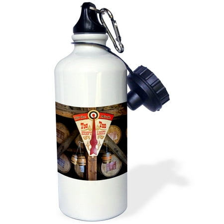 3dRose Kentucky, Makers Mark Bourbon in wood distillery - US18 LNO0001 - Luc Novovitch, Sports Water Bottle, 21oz