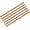 Wood Grain, variant on 6 Pack Small Spring Tension Curtain Rod 12 to 20 Inch, Thin Tension Rod No Drill for Window Cupboard Closet, Oak