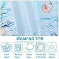 thumbnail image 5 of Coastal Tablecloth, Ocean Nautical Table Cloth, Coral Starfish Seashell Table Covers, Beach Themed Waterproof Table Cover for Dining Table Kitchen Party Picnic Camping, Square 52"x52", 5 of 5