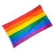 thumbnail image 4 of Bandera arcoíris de poliéster grande para exteriores (60 x 90 cm), 4 of 6