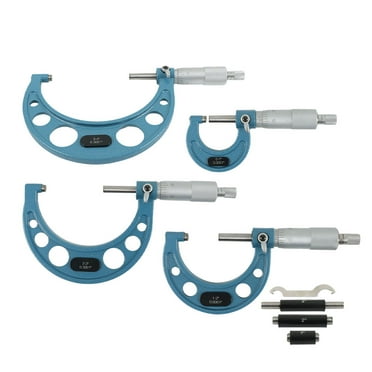 ALL-CARB New 4Pcs/Set 0-4" Outside Micrometer Precision 0.0001" Carbide Tipped