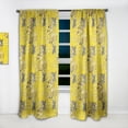 thumbnail image 2 of Designart 'Moods Yellow VI' Modern & Contemporary Curtain Panel, 2 of 5