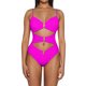 thumbnail image 1 of WILLBEST Traje de Baño Completo Mujer 2025 Nuevo Traje de Baño Color Sólido Cuello Halter U Hebilla Bikini de Mujer, 1 of 4
