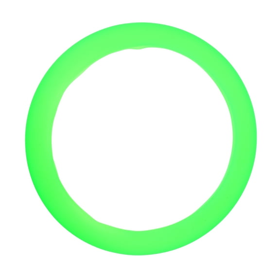 Unique Bargains 33cm Silicone Car Steering Wheel Cover Protector Universal Fit 32-40cm Steering Wheel Green