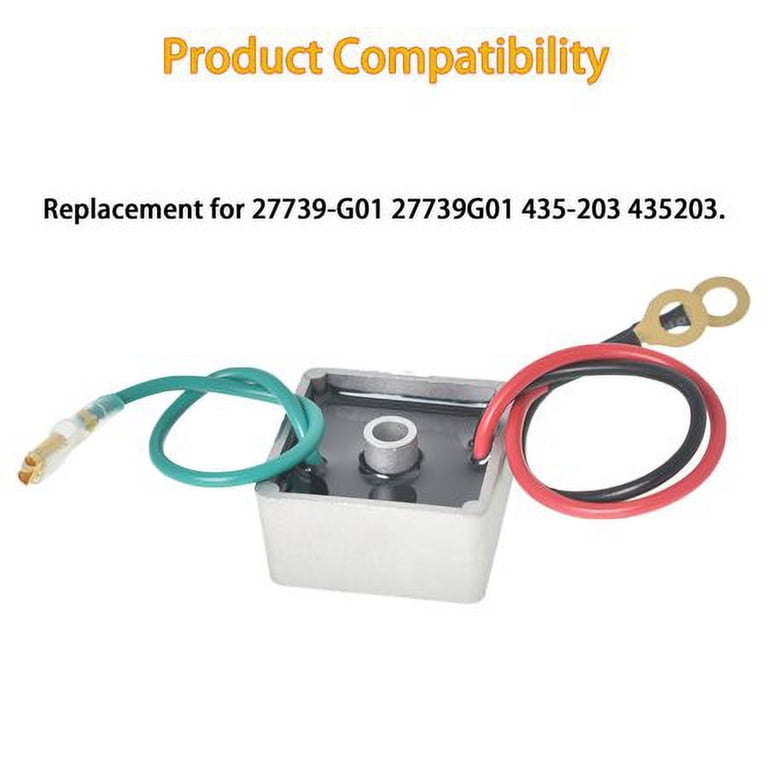 Voltage Regulator Rectifier For E-Z-GO Golf Carts - Fits Express, RXV, TXT & More