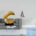 thumbnail image 2 of Escultura de con , figura de resina, obra de arte abstracta, adorno decorativo para dormitorio, sala de estar, hotel, escritorio y hogar., 2 of 8