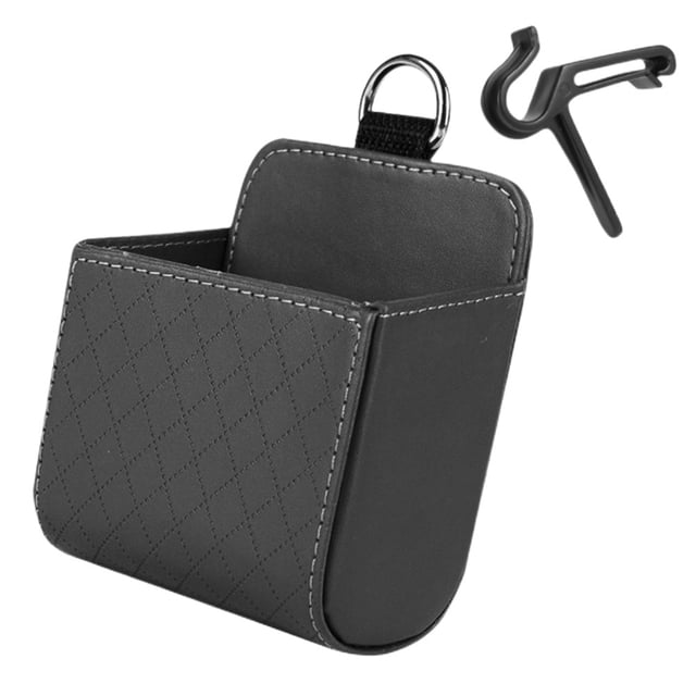 Caja organizadora automática, caja de almacenamiento suave para salpicadero para accesorios de coche (negro) Likrtyny Accesorios para autos y motos