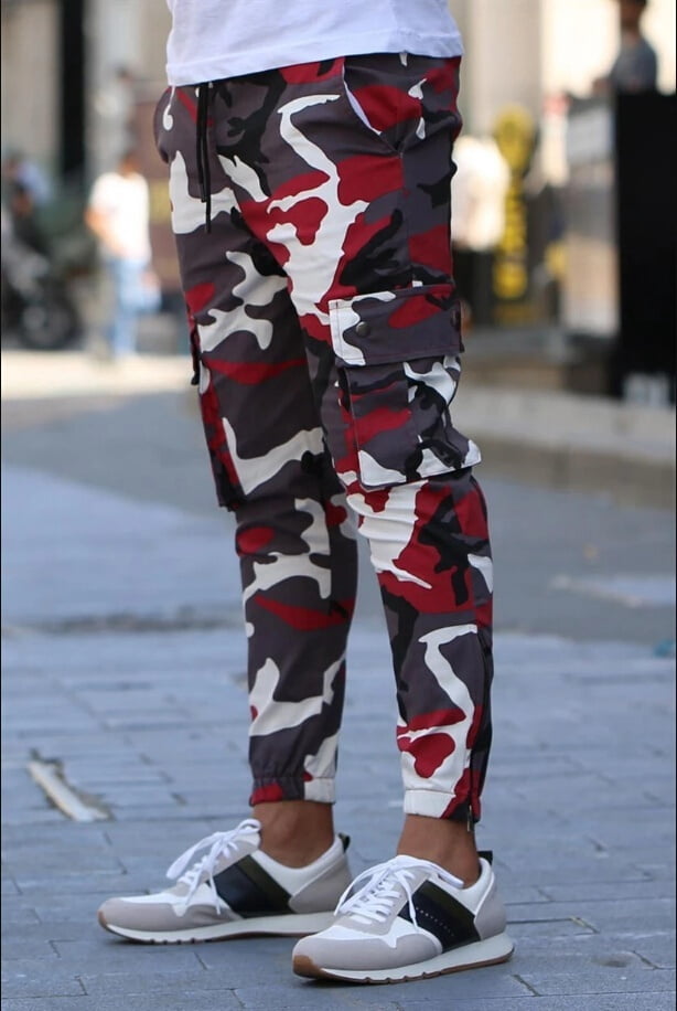 Men´s Camouflage Pants Skinny Slim Fit 