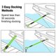 thumbnail image 3 of Moocy Boat Bungee Dock Line with Hook Bungee Cords Docking Rope Mooring Rope for Boats Pontoon Jet S, 3 of 5
