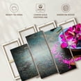 thumbnail image 6 of Elephant Stock Spa Fusion Wall Art - Horizontal Multi Panel Canvas - Living Room Wall Decor - Floral And Botanical Multi Panel - Gray And Purple Decor - 36" x 22", 6 of 8