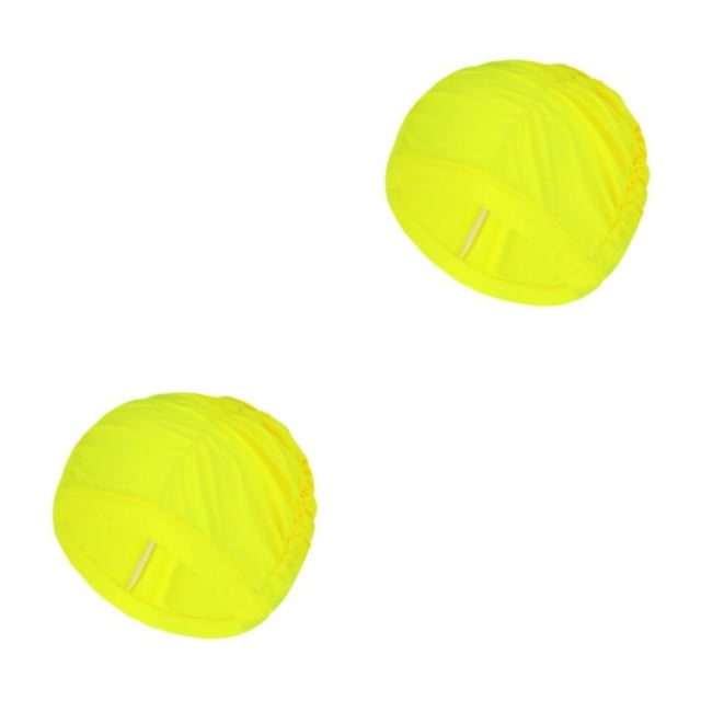 Gorro de baño Naiovety Nylon amarillo 2Conjunto