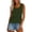 Army Green, variant on Gsakboxl Summer Tops for Women 2026 Hollow Out Crochet Wave Trim Sleeveless Knit Tank Top Loose Fit Breathable Summer Resort Beach Vacation Outfit Camisole Vest Black L