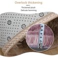 thumbnail image 4 of NOGIS 3 Pcs Bath Rugs Set, Bath Rug + Contour Mat + Toilet Seat Cover, Super Soft Microfiber Water Absorbent and Non-Slip Bathroom Rugs with Point Rubber Backing, Machine Washable (Pink), 4 of 6