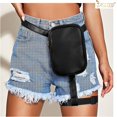 thumbnail image 6 of Thigh Harness Leg Bag Fanny Pack for Women Leg Purse Drop Leg Bag, A-Black, 6 of 8