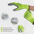 thumbnail image 4 of ANDANDA 24 Pairs Safety Work Gloves, Seamless Knit Gardening Work Gloves with PU Coated for Men & Women, Warehouse, Fluorescent Yellow, Size XL, 4 of 8
