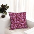 thumbnail image 6 of Pofeuu Orchids Flowers Print Double-sided plush pillowcase Square Throw Pillow Covers Pillows Cover for Living Room Bedroom Sofa Couch Cushion Cover（No pillow core）-20"x20", 6 of 7