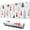Multicolor Christmas Tree, variant on Long Mouse Pads for Desk,Multicolor Christmas Tree Pattern Desk Mats on Top Of Desks, Desk Mouse Pad Extra Large with 3mm Non-Slip Base and Stitched Edge for Gaming,Office,Work,Home 31.5x11.8in