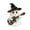 F, variant on Halloween Ghost Guitar Reading Night Light, Cute LED Table Lamp, Spooky Ghost with Book and Guitar Ornament for Home Bedroom Desk Decor, 5.51x4.44Inch
