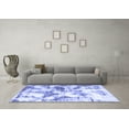 thumbnail image 3 of Ahgly Company Indoor Square Abstract Blue Modern Area Rugs, 8' Square, 3 of 4