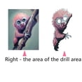 thumbnail image 3 of Cat Tiger Moneky Diamond Needlework DIY DIY 5D 5D Animal Rhinestone Painting Crystal Embroidery Home Office Cross Stitch, 3 of 9