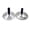 Silver 1, variant on YIFAEUX Finger Cymbals for Kids Handheld Copper Crash Cymbal Mini Belly Dance Hand Cymbal Musical Instrument for Activity Events Chorus Presentations