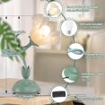 thumbnail image 4 of Flower Desk , LED Reading Light Bedside Vintage Flower Night Light, 3 Colors Modes Cute Bedside Lamps Decor, Living Room Bedroom Room Kawaii Lighting Table Lamps Home Decoration (Green), 4 of 6