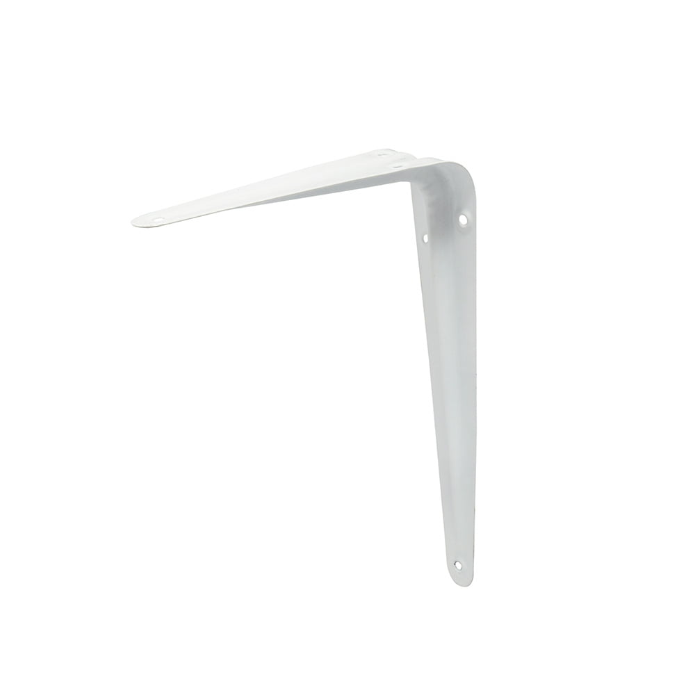 National 10x12 Steel Shelf Brackets - Case Of 20, Gray/Brown/White, Heavy Duty
