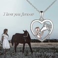 thumbnail image 2 of JM Collar de doncella de amor y caballo (negro) ER, 2 of 5