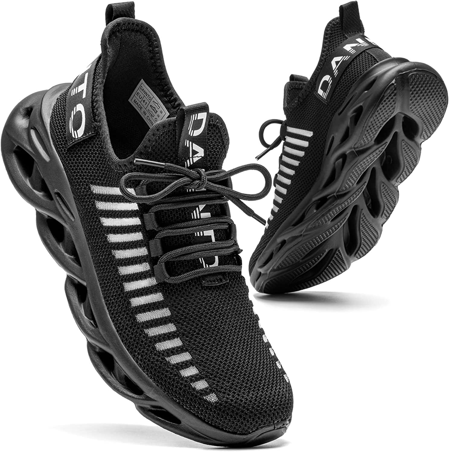 Dannto Men Women Running Shoes Breathable Walking Sneakers Lightweight