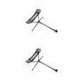 thumbnail image 4 of stanreset 1/2/3 Chaise Pliante d'Extérieur Tabouret Extensible Rétractable Repose-Pieds Pliable Lune Outils Pêche Camping Pique-Nique Repose-Pieds Gris 2 Pcs, 4 of 6