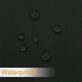 Black Waterproof Fitted Tablecloths 2 Pack, 30x48 Inch Tear Resistant ...