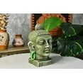 thumbnail image 4 of Sowpeace Large Terracotta Buddha Head: Artisan Tabletop Decor for Home Elegance, 4 of 5